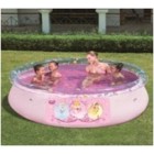 Детский надувной бассейн с аппликацией Принцесса 91052