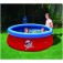 Детский надувной бассейн с 3D аппликацией Пираты 57243