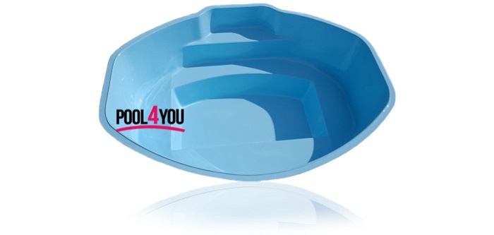 Купить стекловолоконный бассейн Pool4you Ozzy в Киеве и Украине Купить стекловолоконный бассейн Pool4you Ozzy в Киеве и Украине